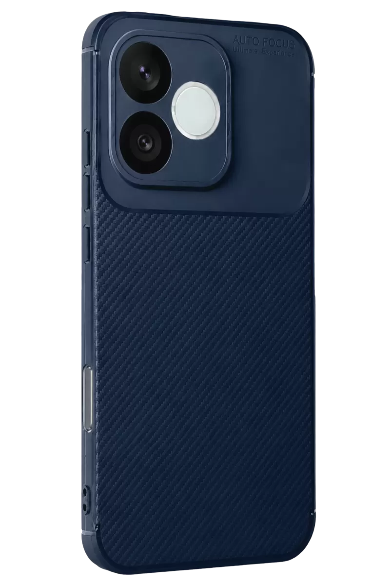 Newface Huawei Honor 600 Lite Auto Focus Karbon Kapak - Lacivert