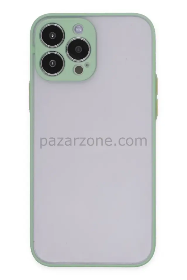 Newface Apple iPhone 13 Pro Kılıf Montreal Silikon Kapak - Turkuaz