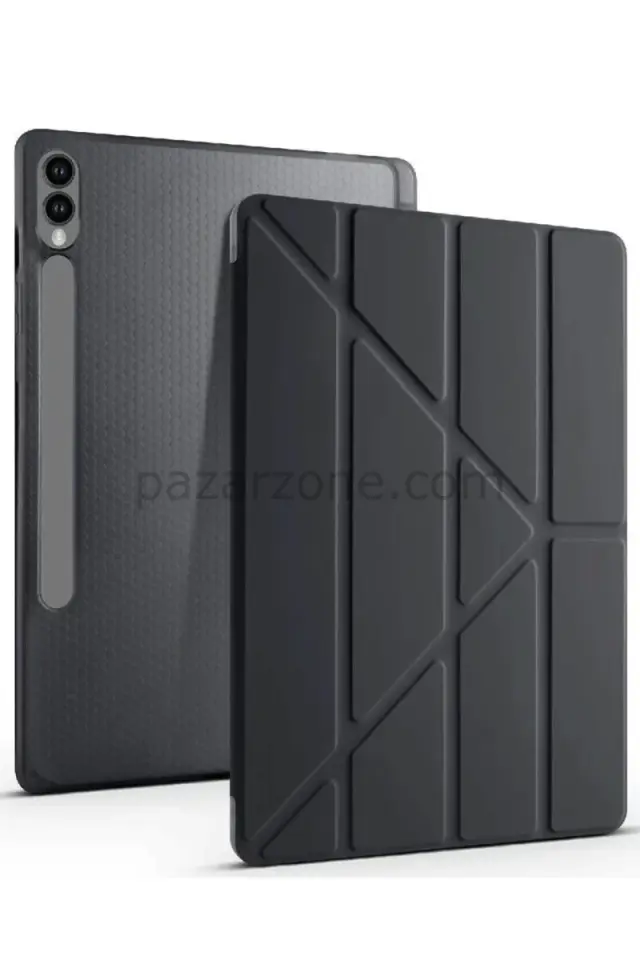Newface Samsung Galaxy X610 Tab S9 FE Plus 12.4 Kılıf Kalemlikli Mars Tablet Kılıfı - Siyah