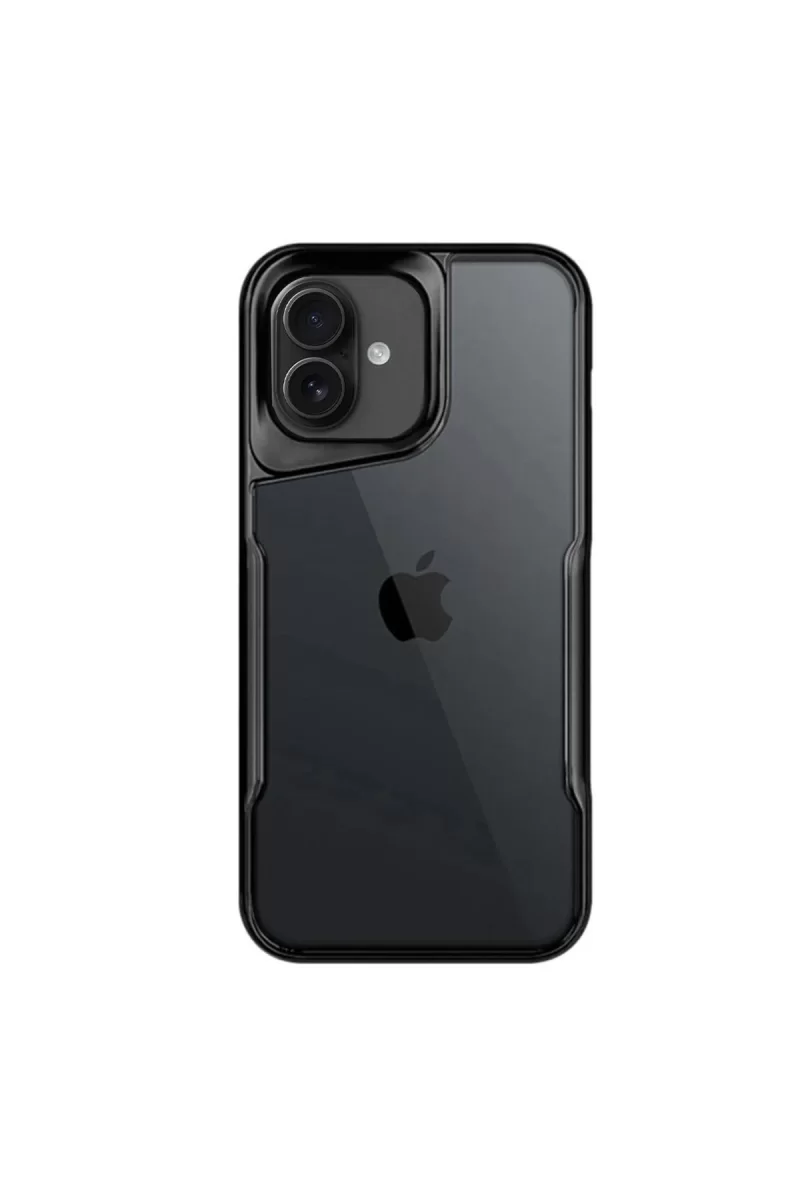 Newface Apple iPhone 16 Kılıf Boyi Silikon Kapak - Siyah