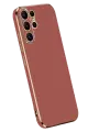 Newface Samsung Galaxy S24 Ultra Kılıf Volet Silikon - Kırmızı