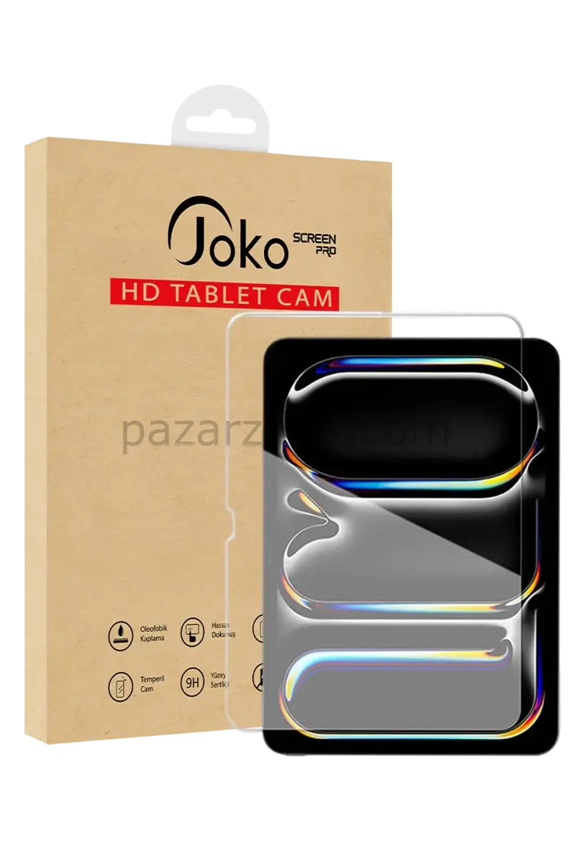 Joko Apple iPad 10.2 (7.nesil) HD Tablet Cam Ekran Koruyucu - Şeffaf