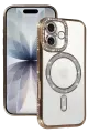 Newface Apple iPhone 17 Joke Simli Magneticsafe Kılıf - Gold