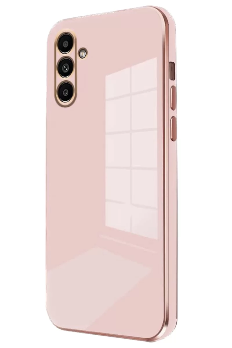 Newface Samsung Galaxy A55 5G Kılıf Volet Silikon - Pembe