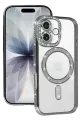 Newface Apple iPhone 17 Joke Simli Magneticsafe Kılıf - Gümüş