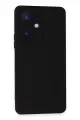 Newface Vivo Y27 Kılıf Nano içi Kadife Silikon - Siyah