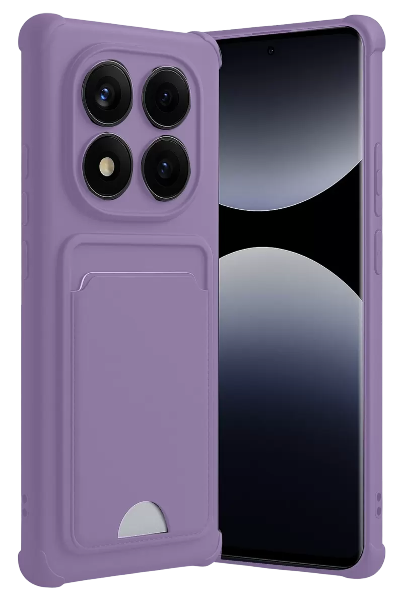 Newface Xiaomi Redmi Note 14 Pro 4G Kelvin Kartvizitli Silikon - Lila