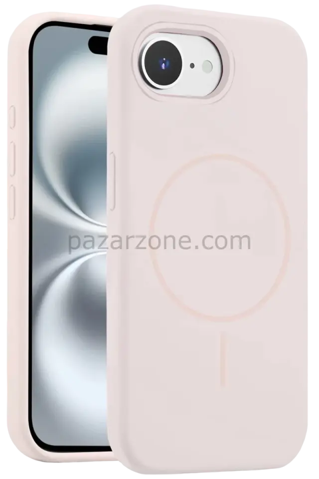 Joko Apple iPhone 16E Kılıf Jully Magsafe Kapak - Pudra