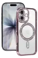 Newface Apple iPhone 17 Joke Simli Magneticsafe Kılıf - Pembe