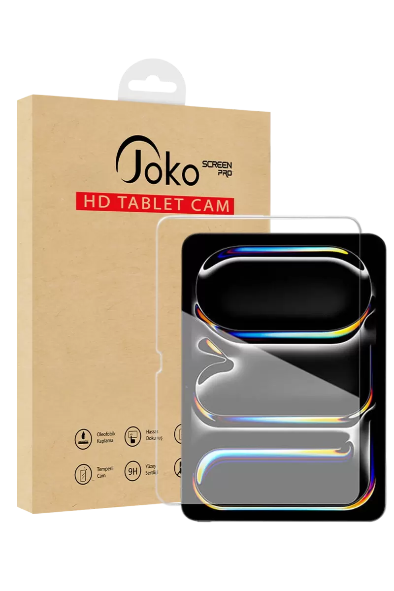 Joko Apple iPad 9.7 (2017) HD Tablet Cam Ekran Koruyucu - Şeffaf