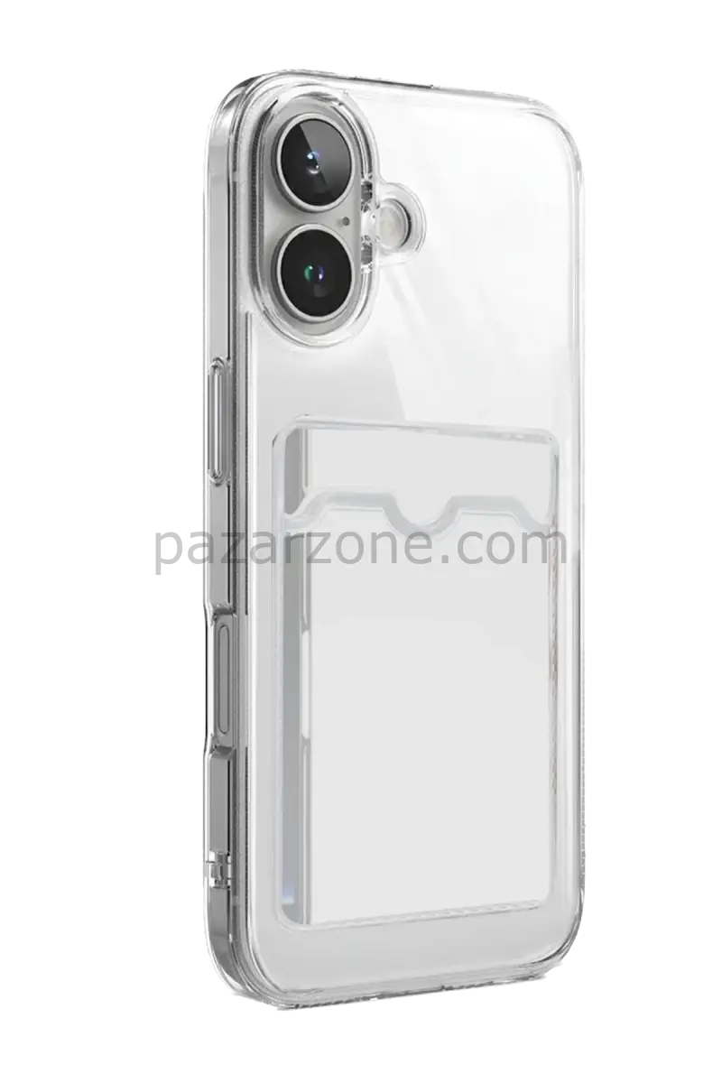Newface Apple iPhone 17 Kart Şeffaf Silikon - Şeffaf