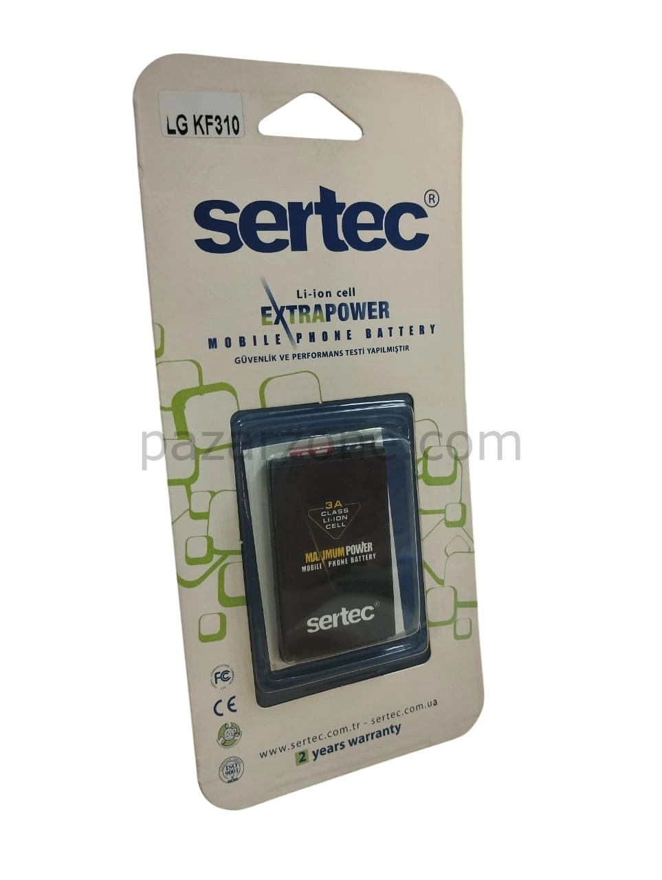 Sertec - Lg Kf310 Uyumlu Batarya