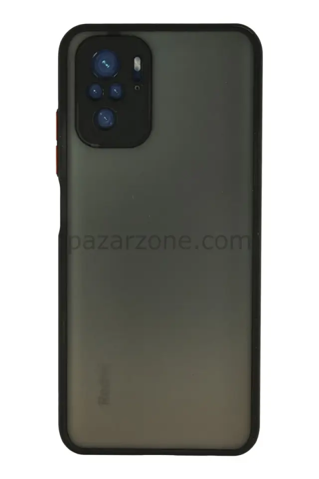 Newface Xiaomi Redmi Note 10 Kılıf Montreal Silikon Kapak - Siyah