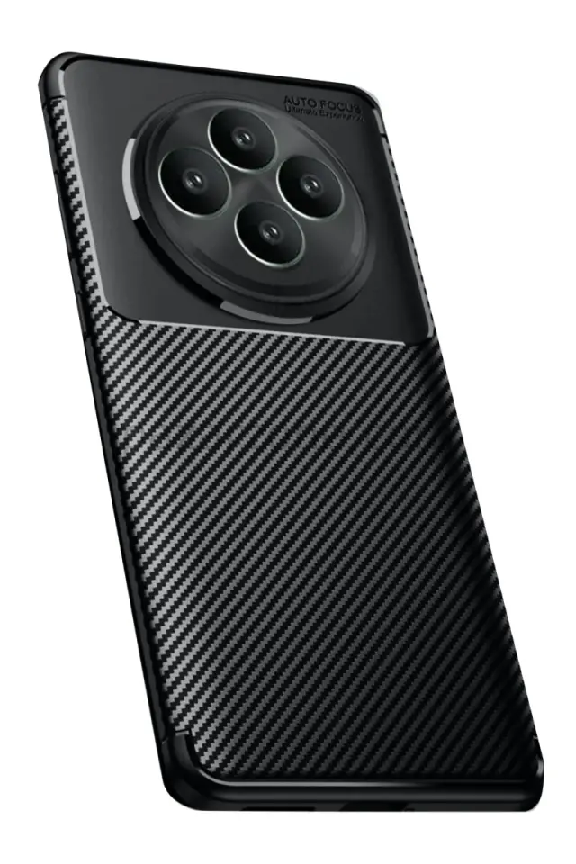 Newface Oppo Reno 11 FS Kılıf Auto Focus Karbon Kapak - Siyah