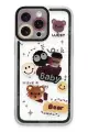 Newface Apple iPhone 14 Pro Kılıf Sweet Desenli Silikon Kapak - Sarı