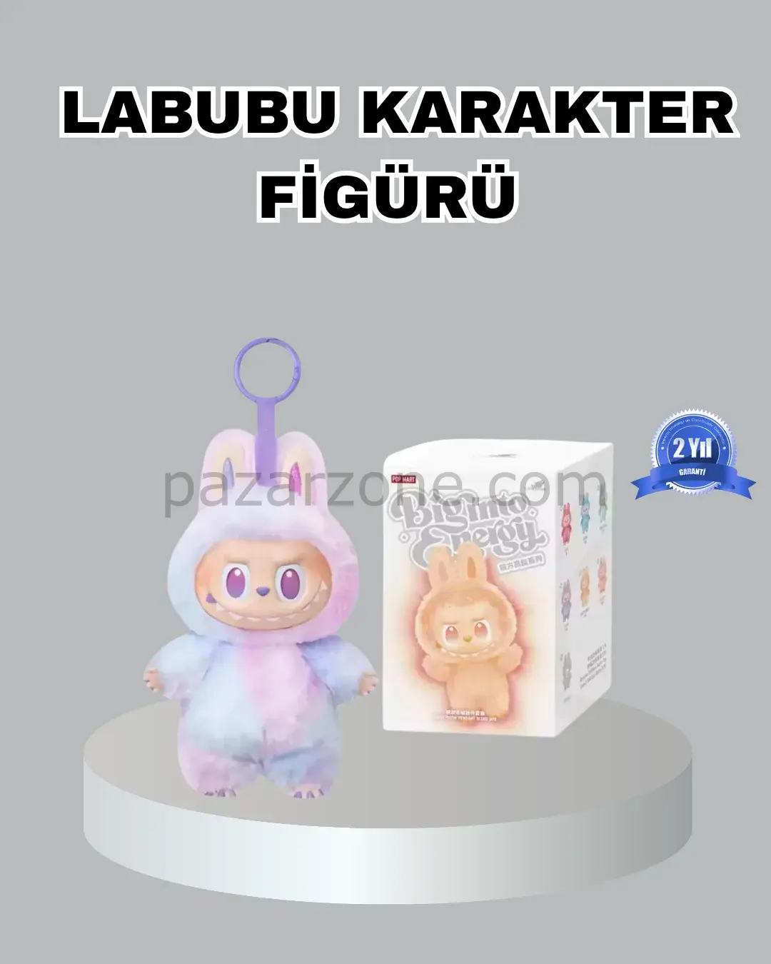 Dekoratif Yumuşak Labubu Peluş Figür – Koleksiyonluk ve Çocuklara Uygun Hediye 20 cm