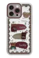 Newface Apple iPhone 14 Pro Kılıf Sweet Desenli Silikon Kapak - Şeffaf