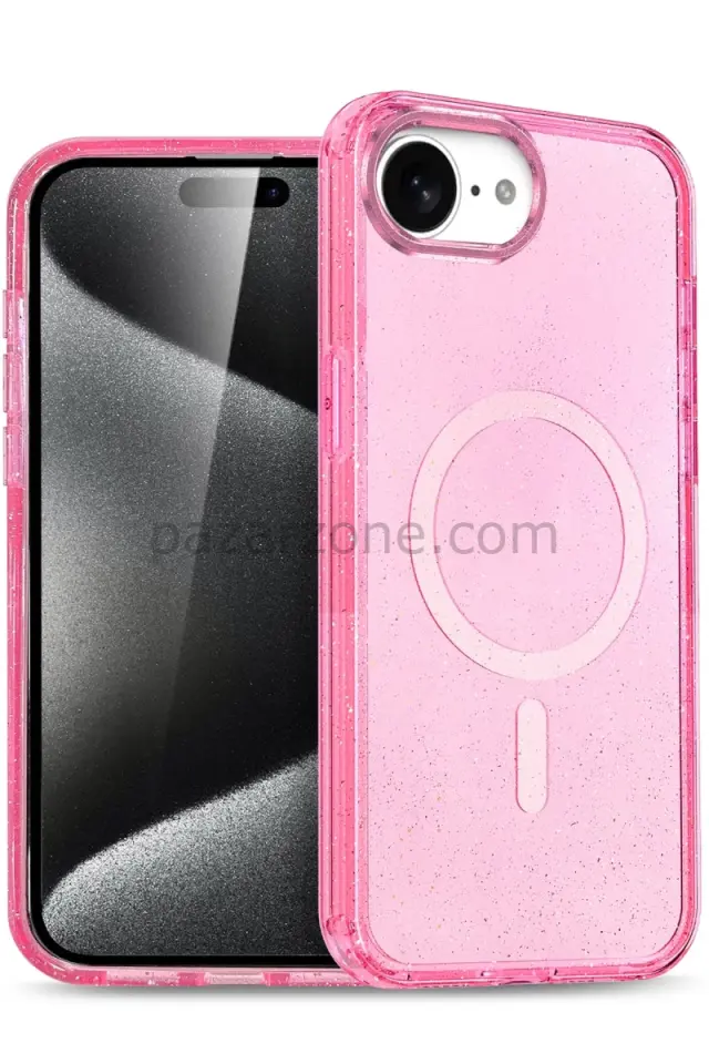 Joko Apple iPhone 16E Star Magsafe Kapak - Pembe