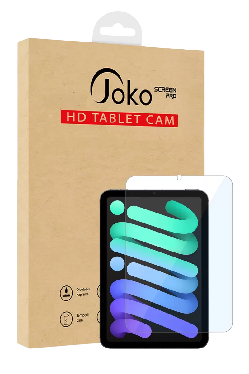 Joko Apple iPad Mini 3 HD Tablet Cam Ekran Koruyucu - Şeffaf