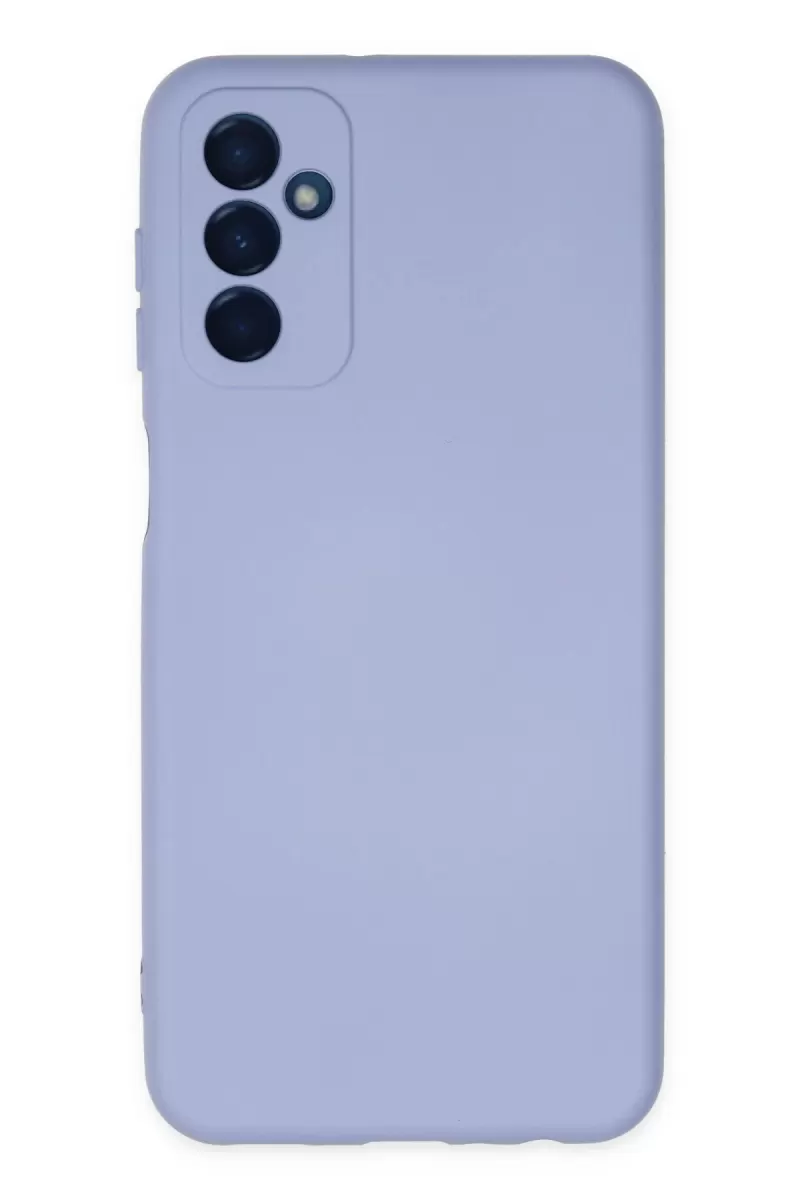 Newface Samsung Galaxy M23 Kılıf Nano içi Kadife Silikon - Lila