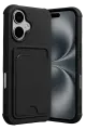 Newface Apple iPhone 17 Kelvin Kartvizitli Silikon - Siyah