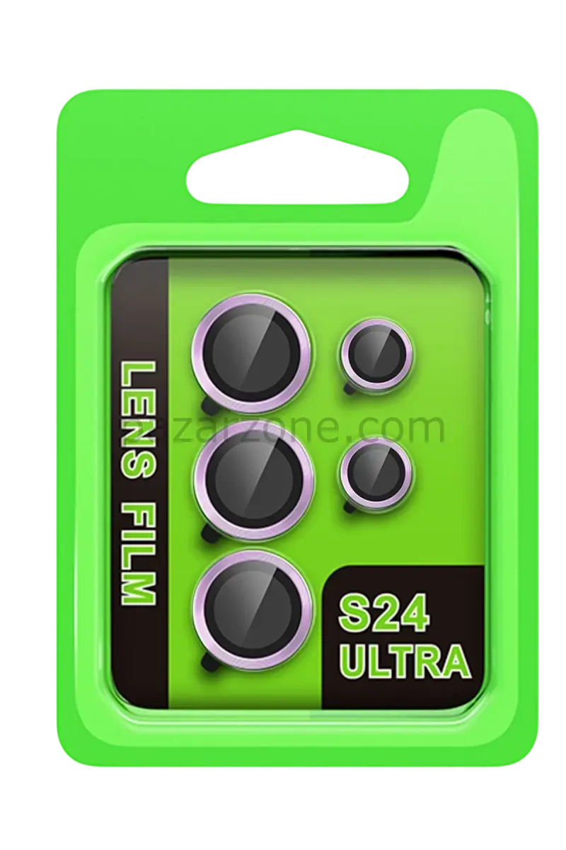 Newface Samsung Galaxy S24 Ultra Raze Metal Kamera Lens - Mor