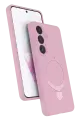 Newface Samsung Galaxy S26 Regal Magsafe Standlı Kapak - Açık Pembe