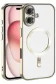 Newface Apple iPhone 17 Kross Magneticsafe Kapak - Gold