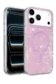 Onegif Apple iPhone 17 Pro Max Mila Dalgalı Magsafe Kapak - Lila