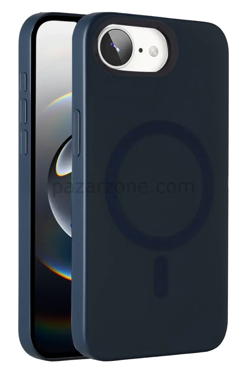 Joko Apple iPhone 16E Tuna PC Slim Magsafe Kapak - Lacivert