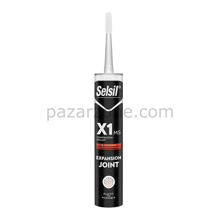 Selsil X1 MS 290 ml Polimer Mastik Beyaz Islak Zemin İçin