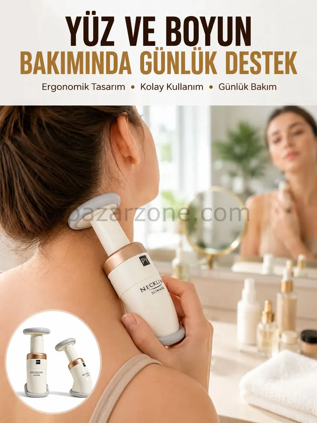 Gıdı Giderici Çene Altı ve Boyun Egzersiz Masaj Aleti Yeni Nesil
