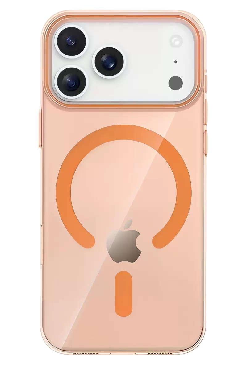 Joko Apple iPhone 17 Pro Max PC Blank Magsafe Kapak - Turuncu