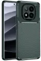 Newface Xiaomi Redmi Note 14 Pro 4G Kılıf Auto Focus Karbon Kapak - Koyu Yeşil