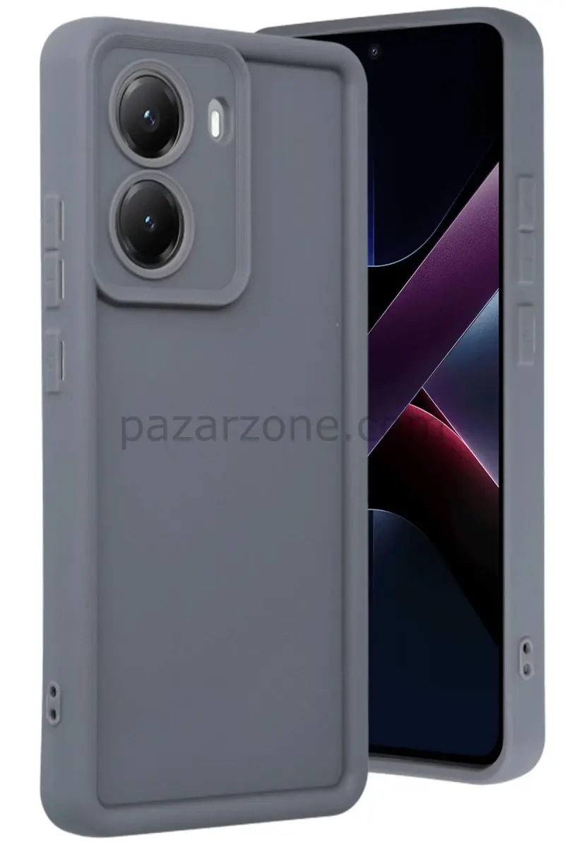 Newface Xiaomi Poco X7 Pro Viera Silikon - Gri