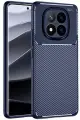 Newface Xiaomi Redmi Note 14 Pro 4G Kılıf Auto Focus Karbon Kapak - Lacivert