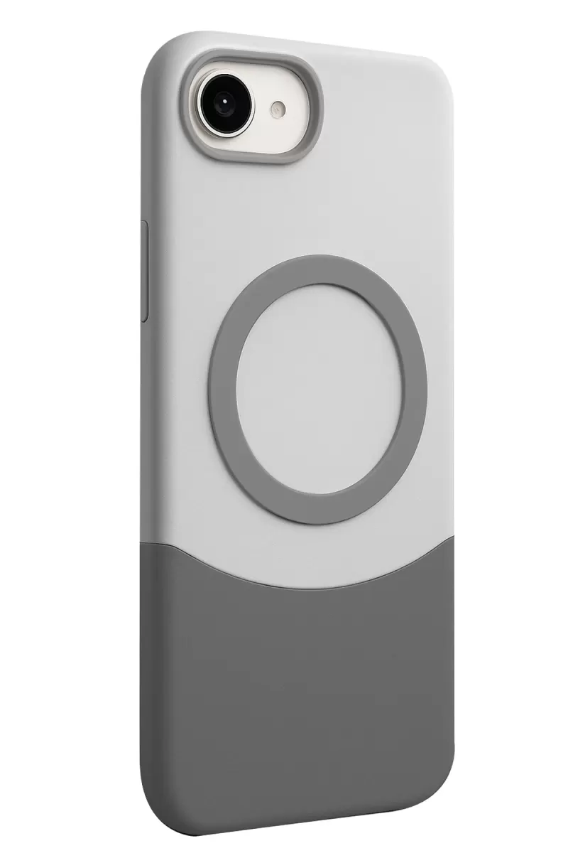 Joko Apple iPhone 16E Velar Magsafe Kapak - Natural Grey