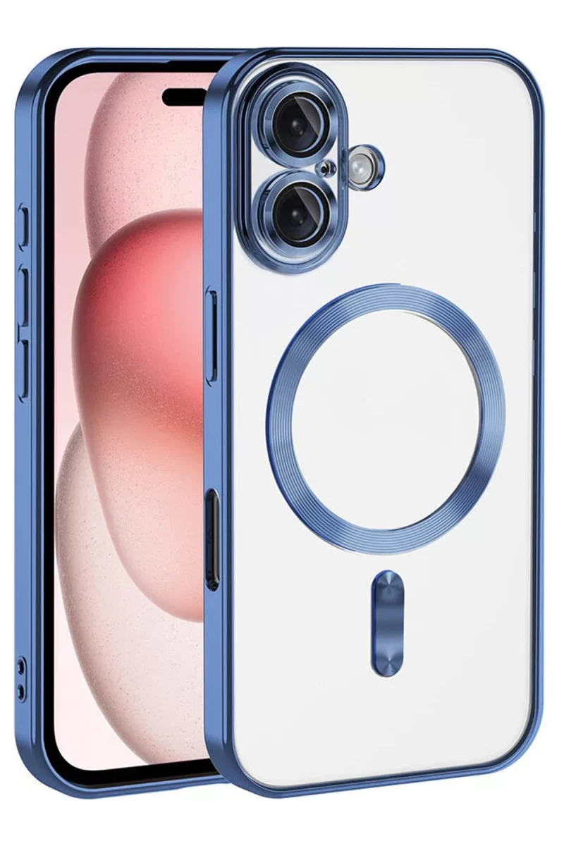 Newface Apple iPhone 17 Kross Magneticsafe Kapak - Sierra Blue