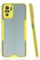 Newface Xiaomi Redmi Note 10 Kılıf Platin Silikon - Sarı
