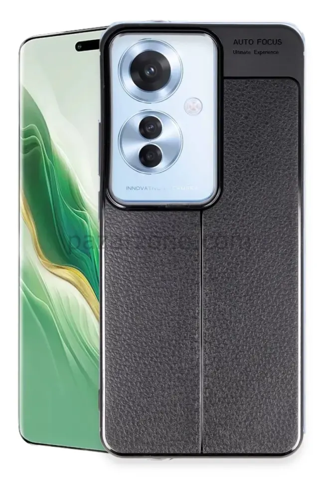 Newface Oppo Reno 11F Kılıf Auto Focus Kapak - Siyah
