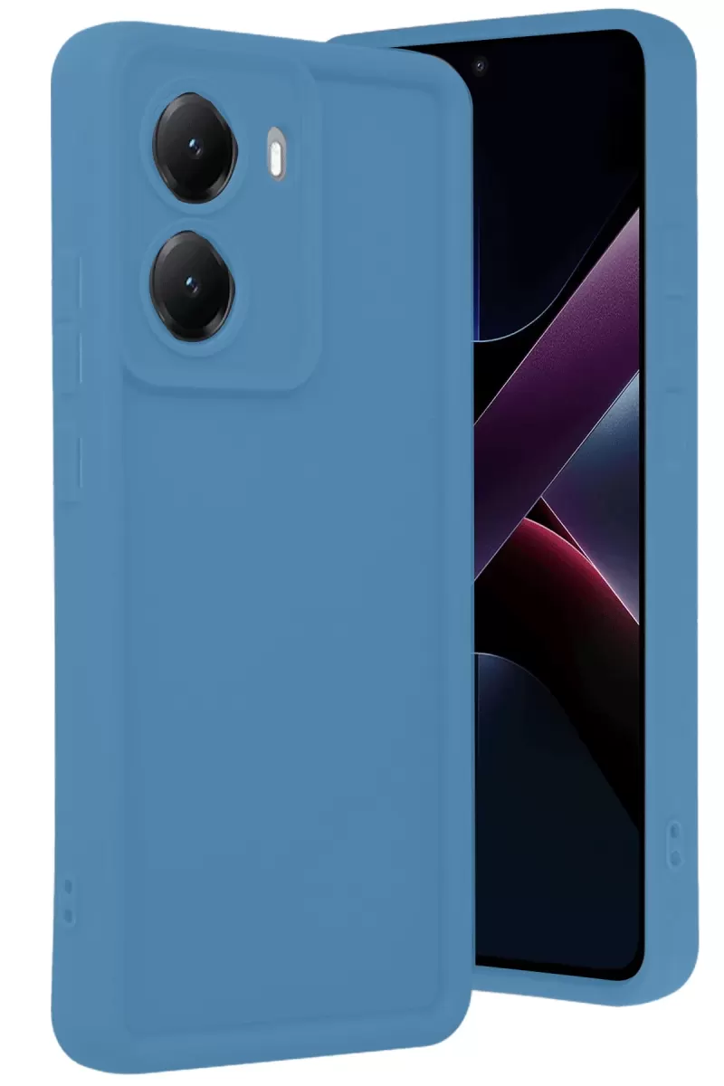 Newface Xiaomi Poco X7 Pro Viera Silikon - Mavi