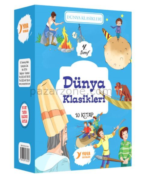 4. Sınıf Dünya Klasikleri Serisi (10 Kitaplık Set)