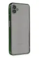 Newface Samsung Galaxy A04 Kılıf Razer Lensli Silikon - Yeşil