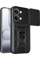 Newface Xiaomi Poco X8 Pro Max Pars Lens Yüzüklü Silikon - Siyah