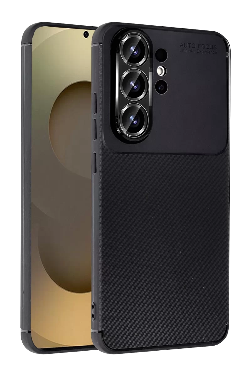 Newface Samsung Galaxy S26 Ultra Auto Focus Karbon Kapak - Siyah