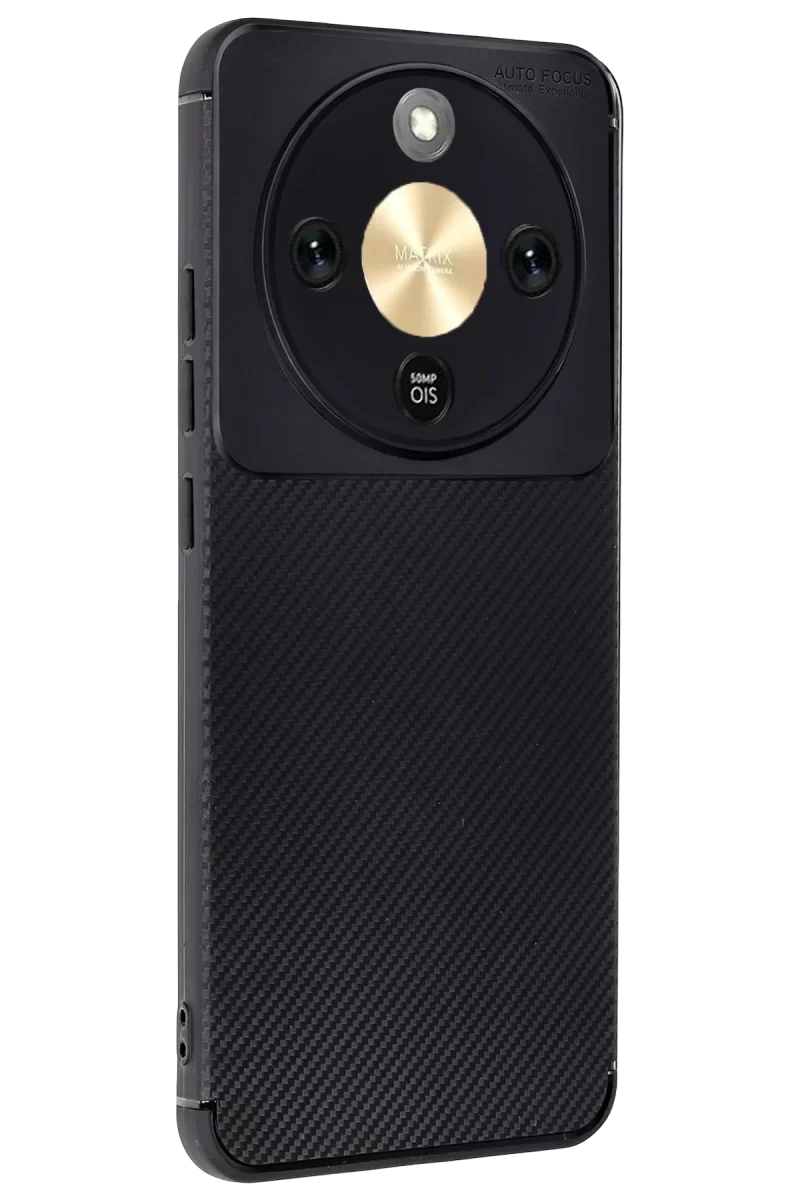 Newface Huawei Honor Magic 8 Lite Auto Focus Karbon Kapak - Siyah