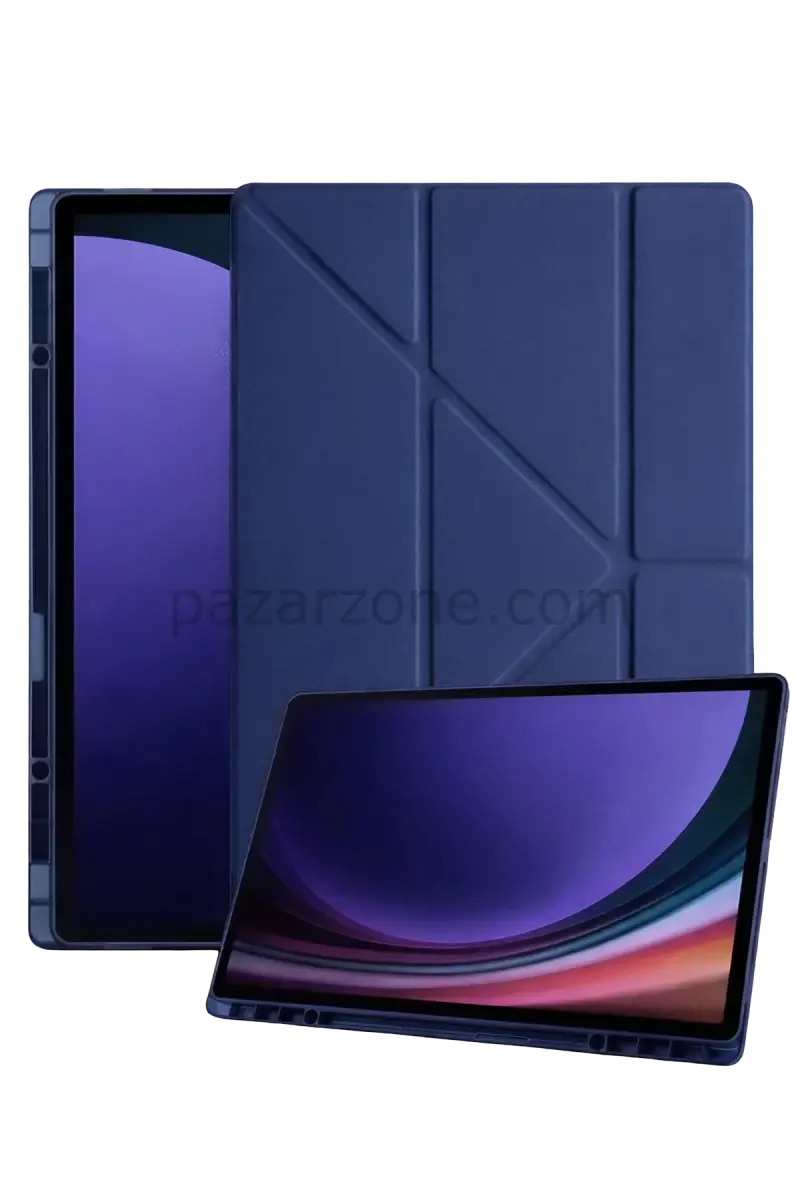 Newface Samsung Galaxy X930 Tab S11 Ultra 14.6 Kalemlikli Mars Tablet Kılıfı - Lacivert