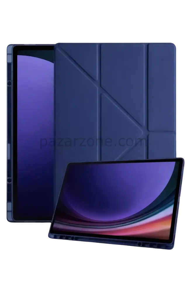 Newface Samsung Galaxy X930 Tab S11 Ultra 14.6 Kalemlikli Mars Tablet Kılıfı - Lacivert