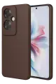 Newface Oppo Reno 11F Kılıf First Silikon - Kahverengi