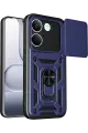 Newface Xiaomi Poco X8 Pro Pars Lens Yüzüklü Silikon - Lacivert